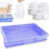 Small Animal upcessory | Upcessory 50 Pcs Disposable Rabbit Cage Liner, Clear Plastic Bunny Cage Liner Bag Universal Toilet Film For Bunny Hamster Totoro Hedgehog Guinea Pig Cage Liner Bunny Supplies And Small Animals Cage