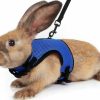 Small Animal gonalulu | Gonalulu Bunny Rabbit Harness Leash Set, Adjustable Buckle Breathable Mesh Vest Escape Proof For Small Pets Walking Outdoor(Pink, Chest:11-13.7 Inch)