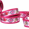 Small Animal Yellow Dog Design | Yellow Dog Design Be My Valentine Ez-Grip Dog Leash With Comfort Handle, Small/Medium