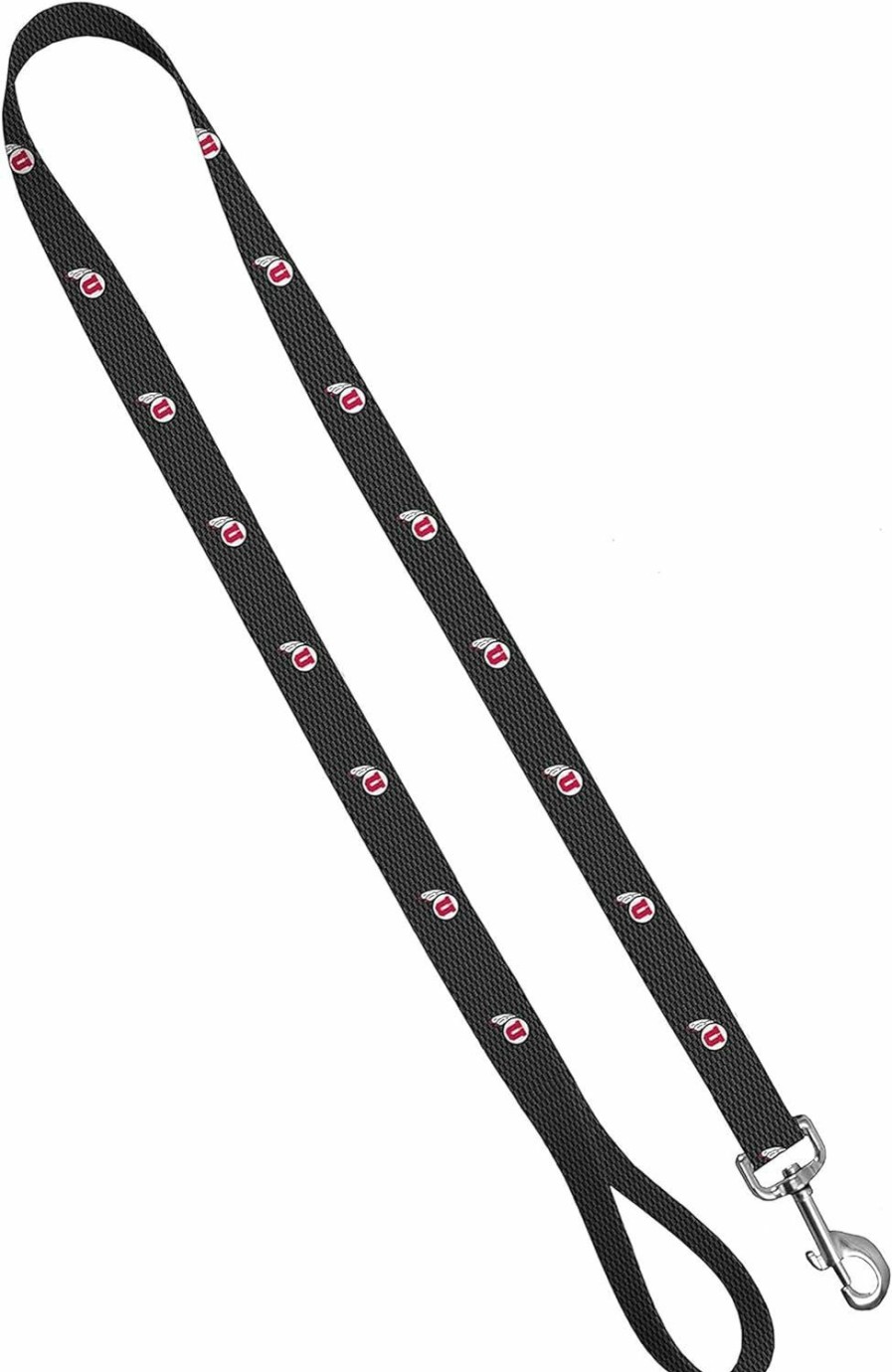 Small Animal Moose Pet Wear | Moose Pet Wear Dog Leash University Of Utah Utes Pet Leash, Made In The Usa 1 Inch Wide X 4 Feet Long, Logo Fiber