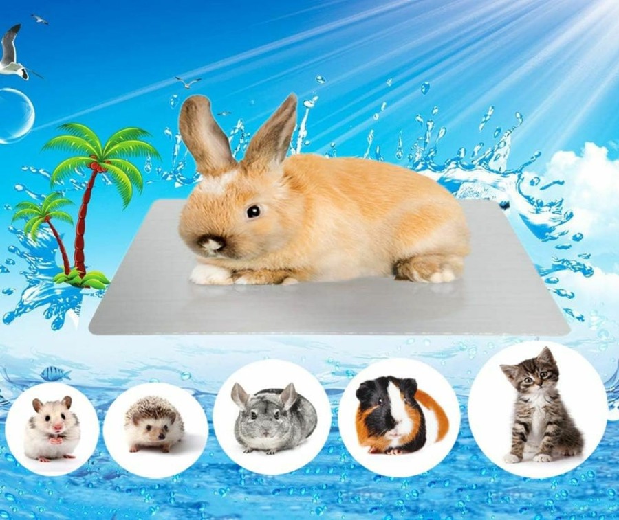 Small Animal Comtim | Comtim Pet Cooling Mat For Rabbit Hamsters, Self Cooling Mat Pad For Hamster Guinea Pig Chinchilla Kitten Cat And Other Small Animals, Pet Cool Plate Ice Bed - Perfect For Hot Summer Weather, S