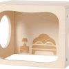 Small Animal tafit | Tafit Hamster Hideout Wooden House Chamber Small Animals Pets Tunnel Exploring Toys Secret Peep Shed For Dwarf Hamsters, Syrian Hamsters, Gerbils, Hedgehogs, Rats, Mice (Bedroom)