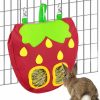 Small Animal Bonjin | Bonjin Guinea Pig Hay Feeder Bag, Rabbit Hay Feeder Storage With 2 Holes Hay Holder For Rabbit Guinea Pig Chinchilla Hamsters Small Pets, Large Capacity Less Waste, Reduce Mess And No Odor