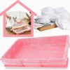 Small Animal Qguai | 50 X Disposable Cage Liners For Small Animals Cage Liners Guinea Pig Rabbits Bedding Waste & Litter Pan Bags, Plastic Bunny Cage Mat Film To Replace Diapers For Birds Rabbit Hamster Hedgehog Rats