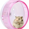 Small Animal Pssopp | Hamster Wheel, Hamster Silent Roller Plastic Super Silent Roller Exercise Running Wheel Toy Hamster Wheel Silent For Small Pets Hamster Guinea Pig (Pink)