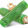 Small Animal UNIFAMILY | Unifamliy 2Pcs Green Guinea Pig Tunnel, Plastic Rat Tunnel Toys For Cage, Pet Tunnel For Puzzle Exercising Hiding Training Climbing, Guinea Pig Hideout, Rat Tunnels And Tubes For Cage