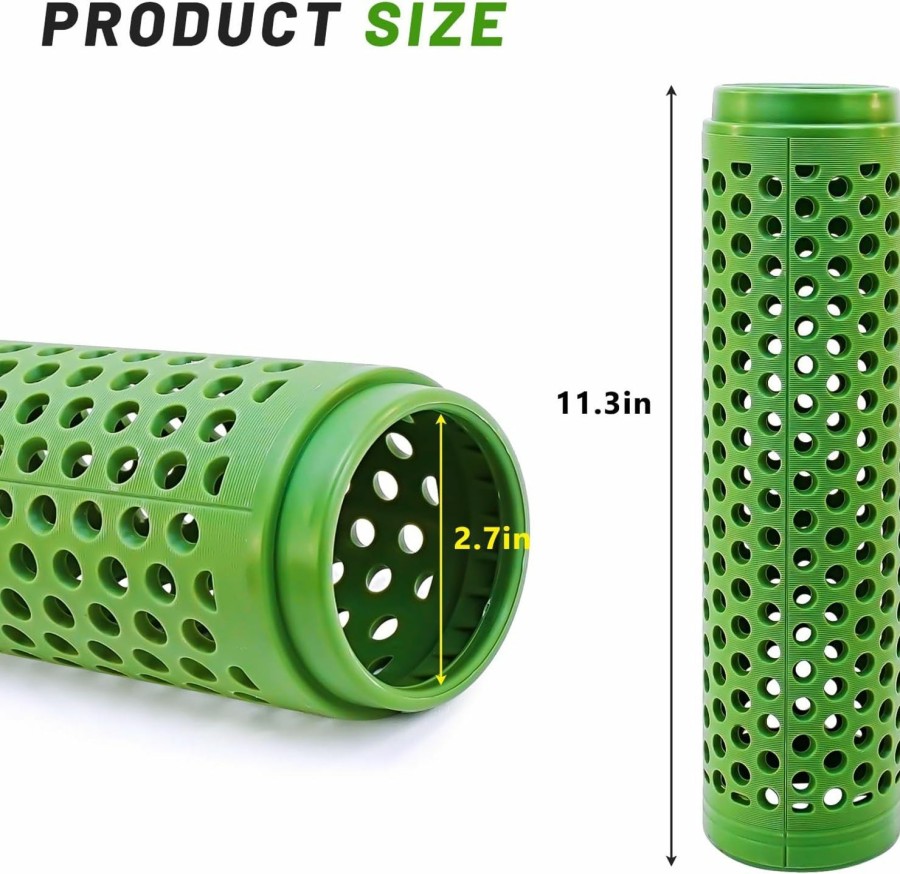 Small Animal UNIFAMILY | Unifamliy 2Pcs Green Guinea Pig Tunnel, Plastic Rat Tunnel Toys For Cage, Pet Tunnel For Puzzle Exercising Hiding Training Climbing, Guinea Pig Hideout, Rat Tunnels And Tubes For Cage