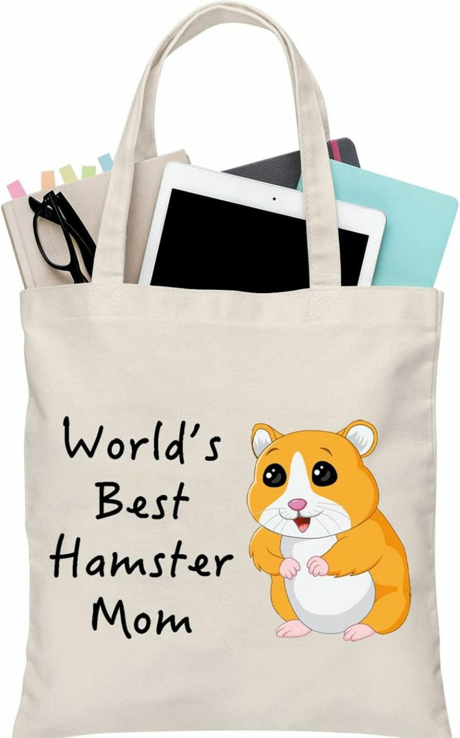 Small Animal BDPWSS | Bdpwss Hamster Tote Bag Hamster Lover Gift World'S Best Hamster Mom For Hamster Mom Gift Cute Hamster Gift Hamster Theme Gift