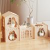 Small Animal HSSZXFR | Hsszxfr Large Rabbit Castle Wooden, Bunny Castle For Indoor Outdoor, Rabbit Playhouse Cardboard, Bunny Maze Tower And Hideouts For Hamsters And Guinea Pigs Hut To Hide