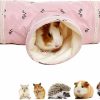 Small Animal Amakunft | Amakunft Guinea Pig Play Tunnels & Tubes, Hamster Hideouts, Small Animal Activity Structures, Blue, 10Cm Entrance, 3 Way Access, Made Of Cotton And Polyester, Easy To Wash And Dry