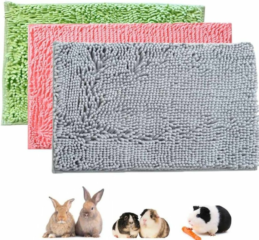 Small Animal JWYINGIN | 3 Packs Guinea Pig Cage Liners,Guinea Pig Bedding Pee Pad, Reusable Small Animal Guinea Pig Bed Fleece Pee Pad For Guinea Pig,Hedgehog, Bunny And Other Small Animal