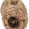 Small Animal STOBOK | Stobok Gerbil Toys Hamster Grass Tunnel Hideout Straw Tunnel Woven Guinea Pigs Hideaway Hamsger House Wicker Grass Pet Straw Hut For Dwarf Rabbits Ferret Mice Rat Hamster House