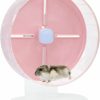 Small Animal Wontee | Wontee Hamster Wheel Silent Hamster Exercise Wheel Running Wheel With Adjustable Stand For Hamsters Gerbils Hedgehogs Mice And Other Small Animals (Medium 9.8\", Green)