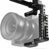 Small Animal PDMOVIE | Pdmovie Camera Half Cage, Compatible With Canon 5/6/7D, Sony A, Panasonic Gh, Nikon D810, And Other Series Cameras, Comes With 2 Cold Shoe Sockets, Multiple 1/4 Inch Threaded Holes (Rig Air)