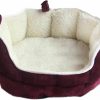 Small Animal SunGrow | Sungrow Cuddle Cup For Small Animals, With Removable Cushion, Soft & Comfy Fleece Lined Cotton Bedding, For A Cozy, Comfortable Sleep, Plush Habitat Nest For Gerbils, Guinea Pigs