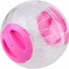 Small Animal GLOGLOW | (Pack Of 2) Hamster Exercise Ball Plastic Small Pet Gerbil Toy Running Activity Mini Ball Assorted Colors(Pink)