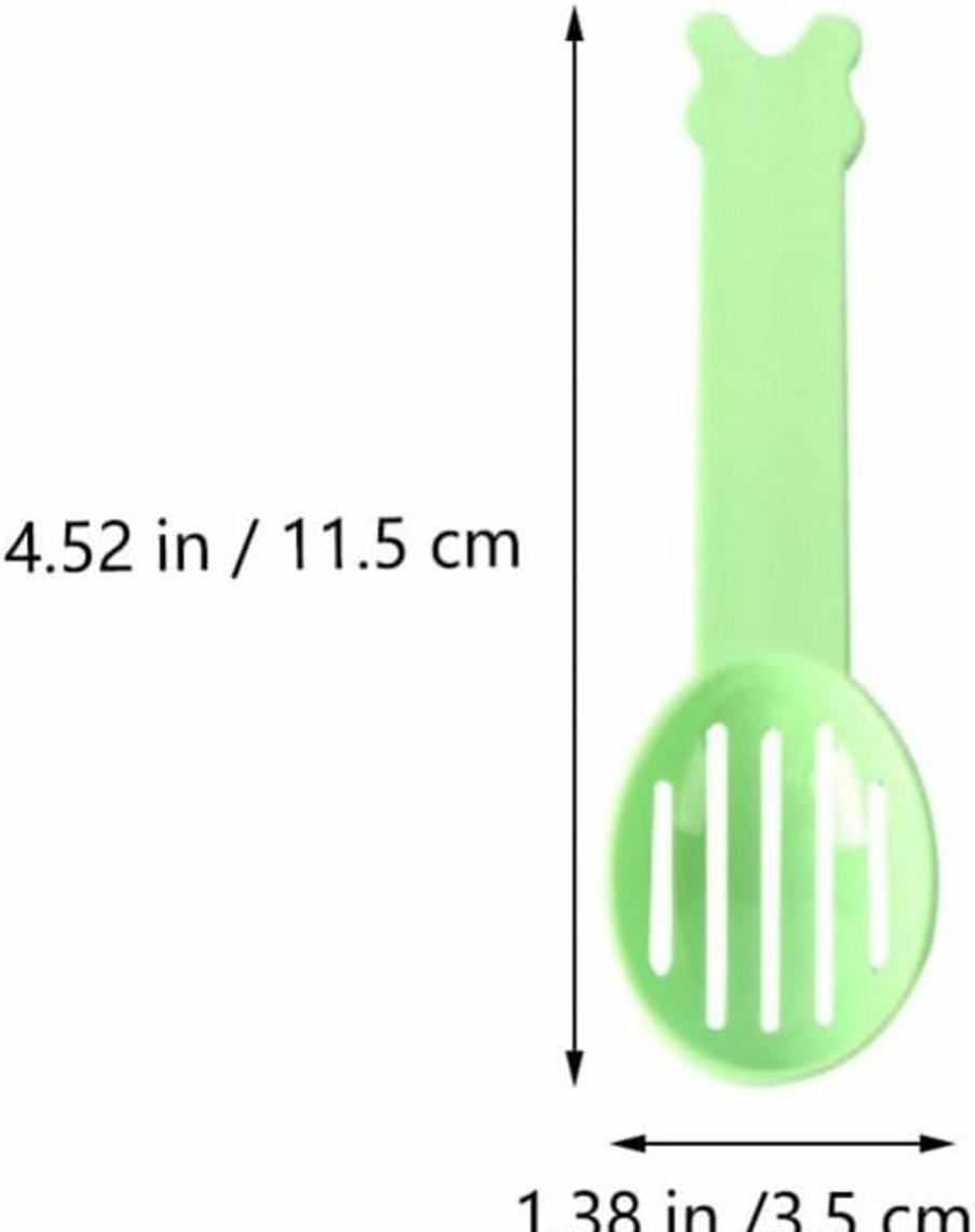 Small Animal TEHAUX | Tehaux Hamster Litter Scoop, Hamster Sand Bath Scoop Hamster Bath Scoop Plastic Litter Scoop Small Pet Sand Spoon Sand Substrate Shovel For Small Animals Guinea Pigs Hamsters 5Pcs