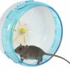 Small Animal YASYU | Yasyu Hamster Exercise Wheel Silent Spinner Pet Running Wheel For Cage Plastic Small Animal Exercise Wheels For Dwarf Syrian Hamster Gerbils Guinea Pig - Blue,17.5 Cm