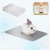 Small Animal FIPASEN | Fipasen Rabbit Cooling Pad, 11.8X7.9 In Hamster Cooling Mat Pet Cool Plate For Rabbit Bunny Hamster Guinea Pig & Other Small Pets Stay Cool This Summer - Bite Resistance Pet Cooling Pad Ice Bed