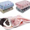 Small Animal CooShou | Cooshou 4 Pieces Of Guinea Pig Blanket, Hamster Fleece Cage Liners Soft Warm Bunny Sleep Bedding Mat Cute Dot Pattern For Guinea Pig Hamster Rabbit Chinchilla Hedgehog (Blue, Pink, White, Grey)