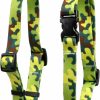 Small Animal Yellow Dog Design | Yellow Dog Design Neon Camo Roman Style H Dog Harness, Large-1\" Wide And Fits Chest Of 20 To 28\"