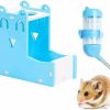 Small Animal Yitokmc | Yitokmc Hamster Water Bottle With Stand Holder Aquarium Cage Accessories Small Animal Pet Water Bottle For Hamster Hedgehog Mouse Gerbil Guinea Pig Bunny Rat Water Feeder Automatic Drinking Bottle