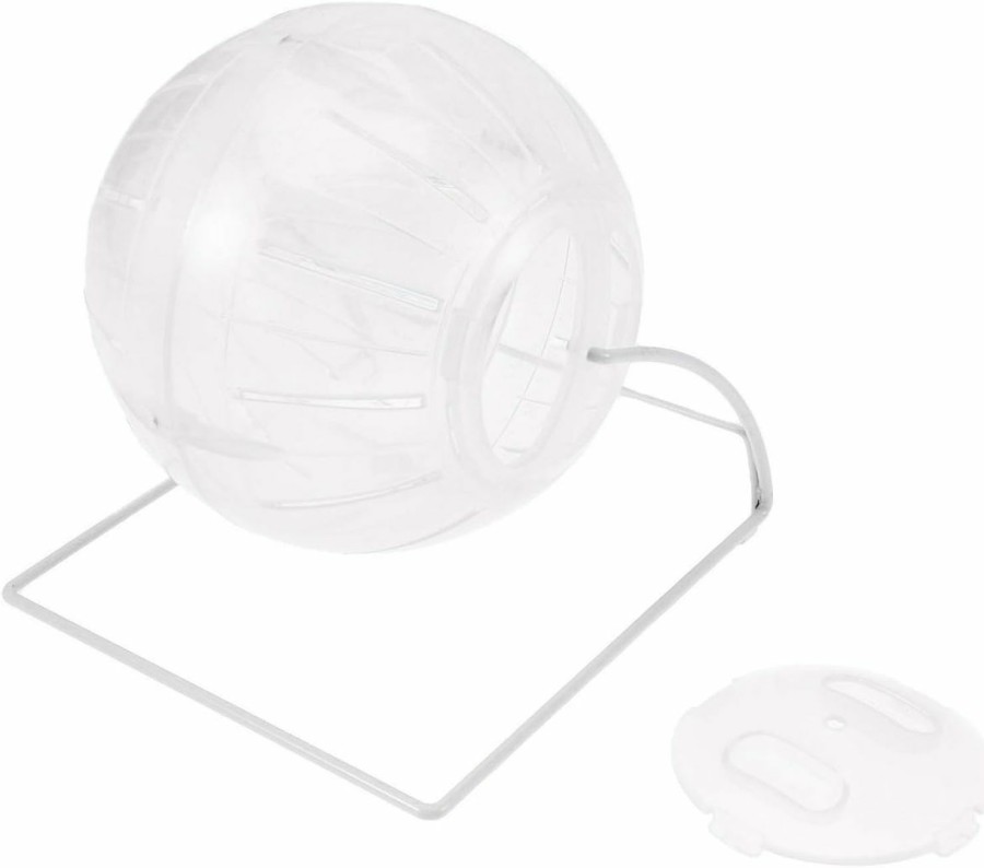 Small Animal POPETPOP | Hamster Exercise Ball - 4 In 1 Hamster Running Ball Transparent Hamster Wheel Exercise Mini Ball With Stand For Hamsters To Reduce Boredom And Increase Activity