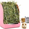 Small Animal STKYGOOD | Rabbit Feeder Bunny Guinea Pig Hay Feeder, Hay Guinea Pig Hay Feeder, Chinchilla Plastic Food Bowl (White)