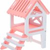 Small Animal Ipetboom | Ipetboom Hamster House Toys Small Animal Hideout Slide Diy Gerbil Hut Villa Viewing Deck Ladder Cage Habitat Decor Accessories For Dwarf Hamster