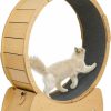 Small Animal petour | Petour 41.73 Inch Cat Exercise Wheel For Indoor Cats, Cat Treadmill Exerciser For Fitness(Detailed Step-By-Step Installation Guide)