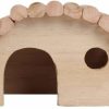 Small Animal HEEPDD | Wooden Hamster House, Arched Hideout Small Animal Hideout Hamsters Nesting Habitat For Gerbils Chinchillas Guinea Pigs Small Animals