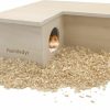 Small Animal Hamiledyi | Hamiledyi Guinea Pig Wood House, Detachable Hamster Castle Hideouts For Indoor Decor Gerbils Play Hut With Stairs Chinchilla Habitat With Window For Hedgehogs Mice