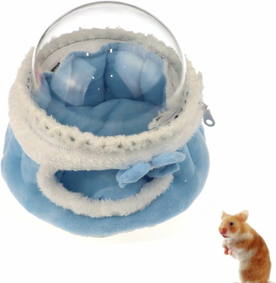 Small Animal Toysructin | Toysructin Guinea Pig Bed Hideout With Skylight, Warm Hanging Hamster Hammock Cozy Rat House Nest, Washable Small Animal Pet Cuddle Cave Bird Habitat For Rats Chinchilla Degu Ferrets Hedgehog Birds