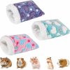 Small Animal Wedding Pails | Wedding Pails 3 Pieces Hamster Sleeping Bag,Warm Cozy Hamster House Bed Small Animal Hideout Pouch Winter Sack Pet Cage Accessories For Sugar Glider Guinea Pig Squirrel Hamster