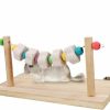 Small Animal Hypeety | Hypeety Wooden Maze Tunnel Toy With Plastic Cover, Small Pet Animals Activity Sport Gerbil Labyrinth Dwarf Hamster Play Toys Maze Tunnel Mice Wooden Funny Toy