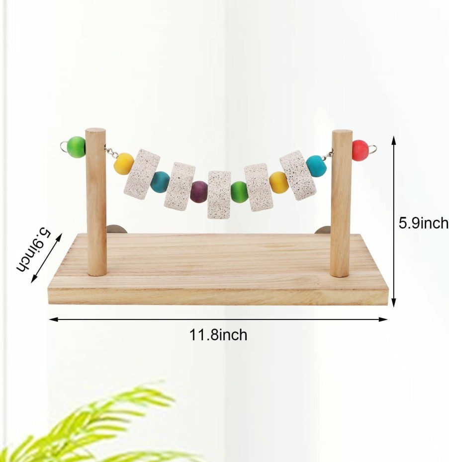 Small Animal Hypeety | Hypeety Wooden Maze Tunnel Toy With Plastic Cover, Small Pet Animals Activity Sport Gerbil Labyrinth Dwarf Hamster Play Toys Maze Tunnel Mice Wooden Funny Toy