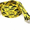 Small Animal Yellow Dog Design | Yellow Dog Design Mustaches On Yellow Dog Leash, Large-1\" Wide And 5' (60\") Long