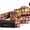 Small Animal Yellow Dog Design | Yellow Dog Design Bright Fun Ez-Grip Dog Leash With Comfort Handle 1\" Wide And 5' (60\") Long, Large